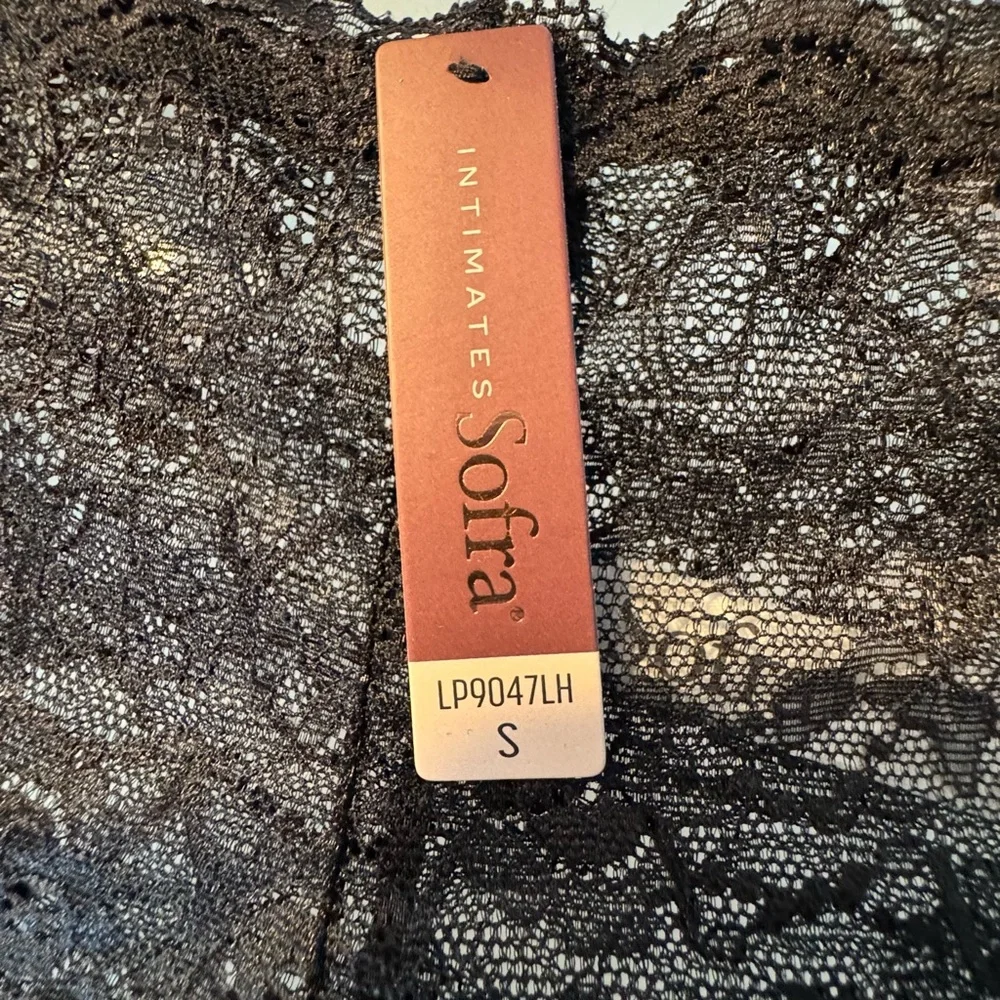 4/$40 Sofra Sexy Black Sheer Lace‎ Panties